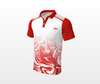 Cricket White Designer Polo - Half Sleeve
