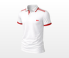Cricket Whites Heritage Stripe Polo - Half Sleeve