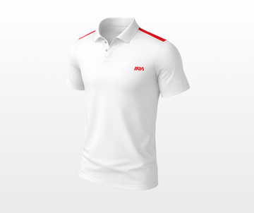 Cricket Whites Shoulder Panel Polo - Half Sleeve