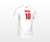 Cricket Whites Shoulder Panel Polo - Half Sleeve