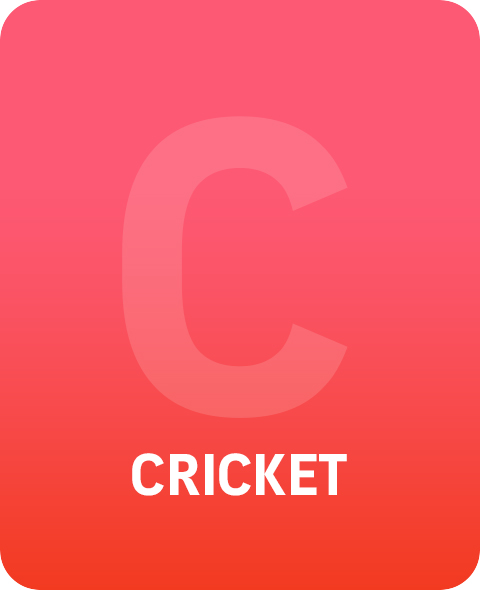 A cricket icon with a bold letter 'C' on a gradient background, symbolizing custom cricket jerseys, cricket uniforms, and personalized cricket attire. Ideal for teams looking to design cricket shirts and create high-performance cricket kits.