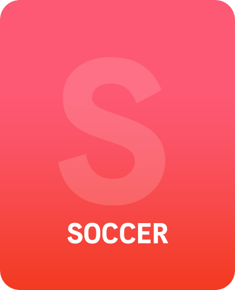 A soccer icon with a bold letter 'S' on a gradient background, representing custom soccer jerseys, soccer t-shirt designs, and customizable soccer shorts. Perfect for teams and players looking for high-quality soccer apparel and gear.