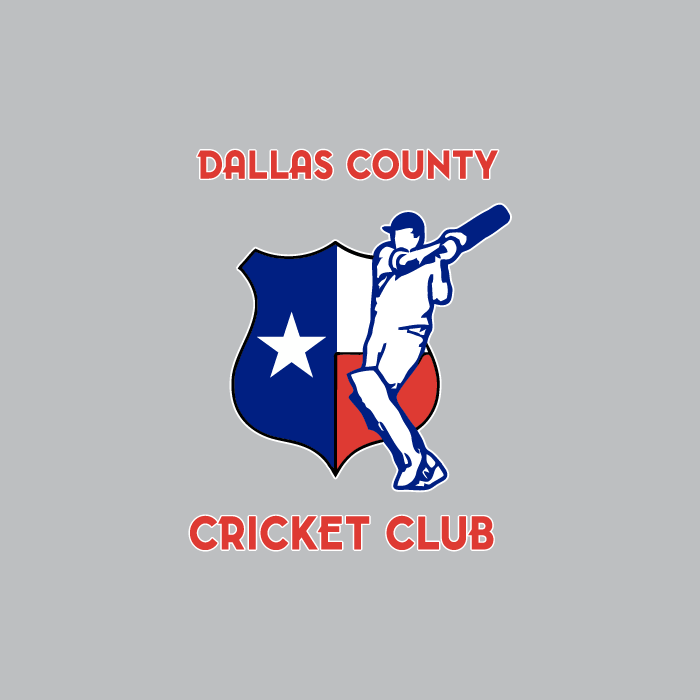 Dallas County Cricket Club (DCCC) logo, representing a competitive cricket club partnered with ONFIELD for premium custom cricket jerseys, cricket uniforms, and professional training kits tailored for passionate cricketers.