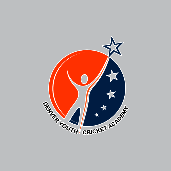 Denver Youth Cricket Academy logo, representing a dedicated cricket training academy focused on developing young talent in the sport. Partnered with ONFIELD for high-quality custom cricket jerseys, cricket uniforms, and professional training kits designed for aspiring cricketers.