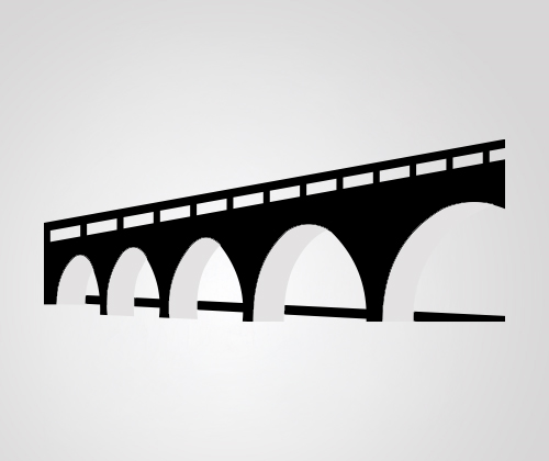 Stone Arch Bridge graphic representing the Minnesota Sports Hub on the IRA Sportswear website, symbolizing local sports development, custom team jerseys, and high-quality athletic apparel.