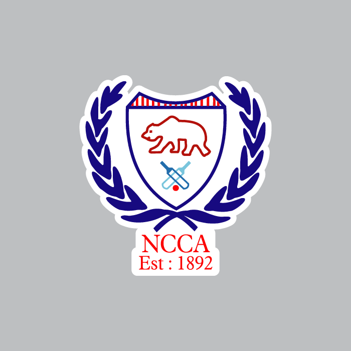 Northern California Cricket Association (NCCA) logo, representing one of the oldest and most prestigious cricket organizations in the U.S., established in 1892. Partnered with ONFIELD for premium custom cricket jerseys, cricket uniforms, and professional training kits to support competitive and grassroots cricket.