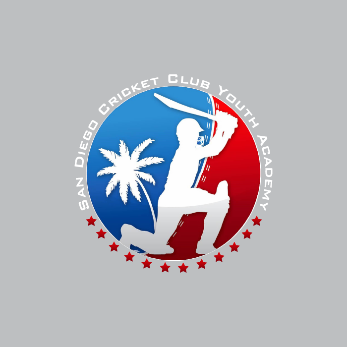 San Diego Cricket Club Youth Academy logo, representing a dedicated youth cricket training academy focused on developing young talent. Partnered with ONFIELD for high-quality custom cricket jerseys, cricket uniforms, and professional training kits designed for aspiring cricketers.