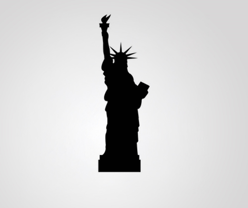 Iconic Statue of Liberty graphic representing the New York Sports Hub on the IRA Sportswear, symbolizing sports development, custom team jerseys, and professional athletic apparel