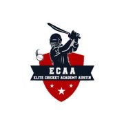 Elite Cricket Academy Austin (ECAA) logo, representing a premier cricket training institution partnered with ONFIELD for high-quality custom cricket jerseys, cricket uniforms, and training kits designed for aspiring athletes.