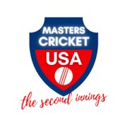 Masters Cricket USA logo with the caption 'The Second Innings,' representing a premier cricket organization dedicated to veteran cricketers. Partnered with ONFIELD for high-quality custom cricket jerseys, cricket uniforms, and training kits designed for experienced players continuing their cricket journey.