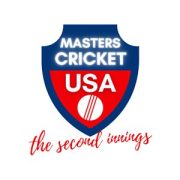 Masters Cricket USA logo with the caption 'The Second Innings,' representing a premier cricket organization dedicated to veteran cricketers. Partnered with ONFIELD for high-quality custom cricket jerseys, cricket uniforms, and training kits designed for experienced players continuing their cricket journey.